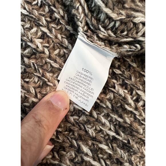 $6000 Brunello Cucinelli Chunky Flecked 100% Cashmere Cardigan Size IT54 Large - Picture 5 of 11